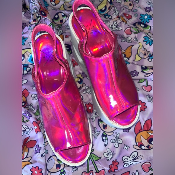 Pink sandal platform - Picture 2 of 4